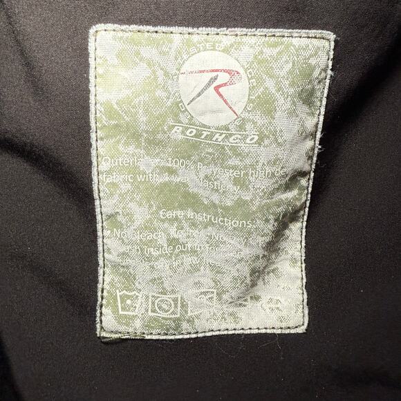 ROTHCO SPECIAL OPS SOFT SHELL TACTICAL JACKET -  MENS -  LARGE -  BLACK - Picture 9 of 9